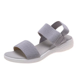 Fish-Billed Sandals Women 2025 New Summer Fairy Wind Casual Fashion Flat-Bottomed Beach Word Flat-Bottomed Sandals HZ0115