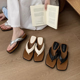 2025 Summer New Fashion One-×Ös Slipper Women Wear Thick Bottom To Increase The Leisure Cold Slippers HZ0115