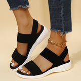 Fish-Billed Sandals Women 2025 New Summer Fairy Wind Casual Fashion Flat-Bottomed Beach Word Flat-Bottomed Sandals HZ0115