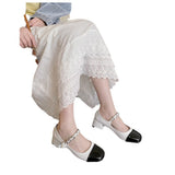 Vintage Mary Treasure Shoes In The Spring Of 2025 New Small Fragrant French Leather Shoes Women's Coarse Heels Women's Single Shoes HZ0115