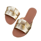 Large-Size Cool Slippers Women 2025 Summer New Fashion Women's Flat-Bottom Slippers African Slippers HZ0115