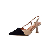 French Niche Bag Head Sandals Women 2025 Summer New Pointed One-Word Buckle Thin And Light High-Heeled Shoes HZ0115
