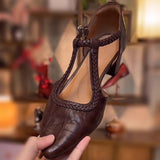 Light Luxury Small Retro Spring New Women's Shoes Sandals Wearing Pointed Single Shoes HZ0115