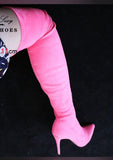 Over-Knee Boots High Heel Side Zipper Female Boots Wish Female Boots HZ0115