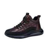 2025 New Casual Single Shoe Men 48-Yard High-Top Pu-Pressing Casual Sneakers Loose With Lefu Shoes HZ0115